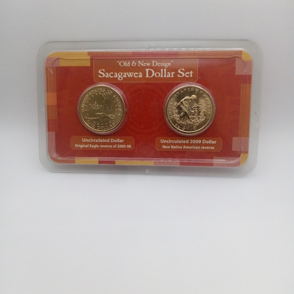 "Old and New" Sacagawea Dollar Set. Uncirculated! - Picture 4 of 4